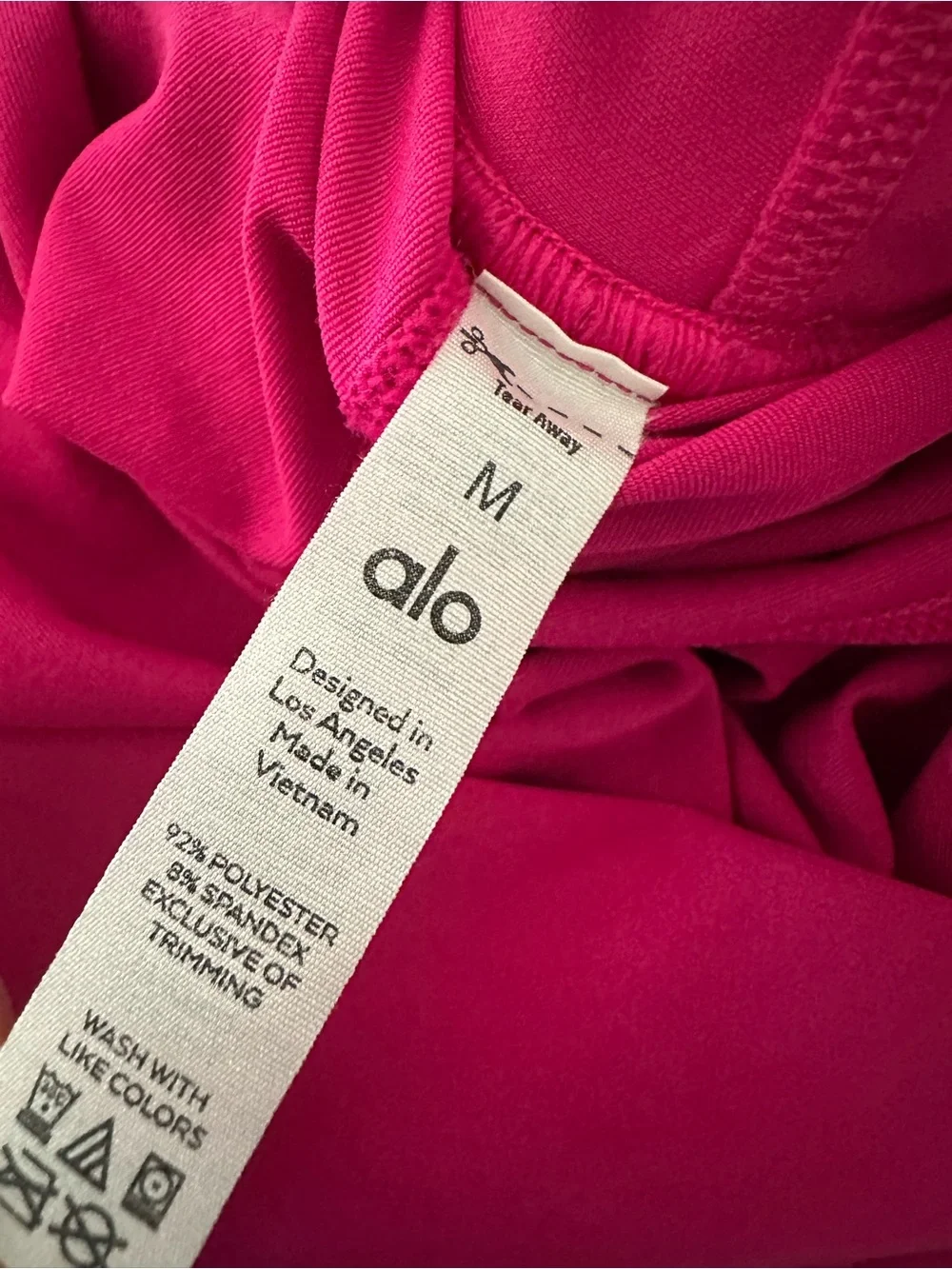 ALO Yoga Pleated Midi Skirt in Bright Fuchsia Pink